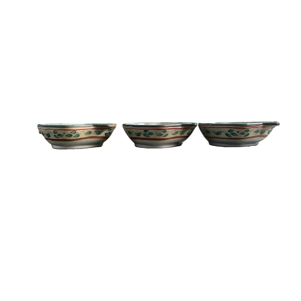 Vintage Pfaltzgraff French Quarter Shell Shaped Stoneware Dishes - Set of 3